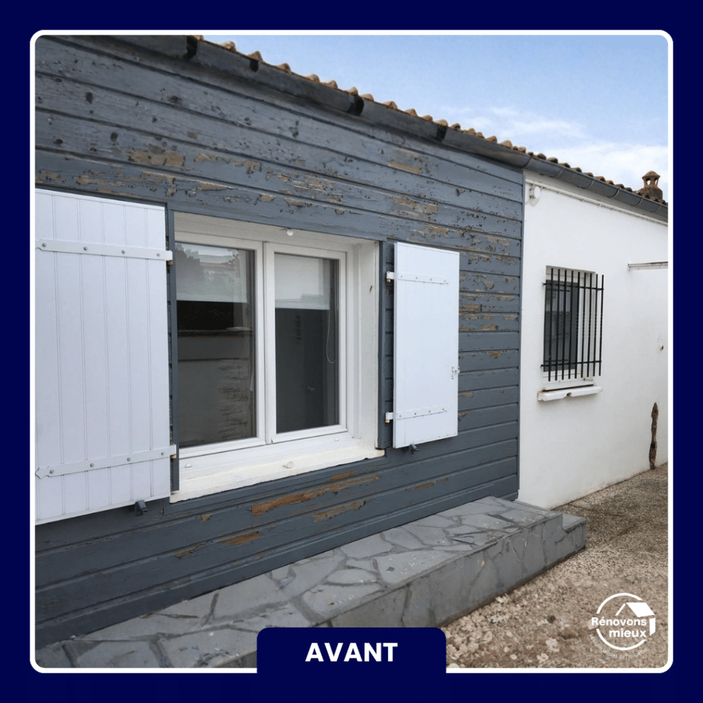 Rochefort maison plain pied ITE rénovation avant