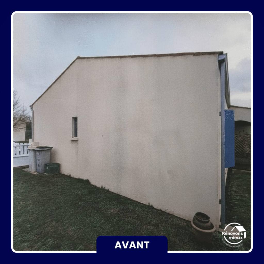 Port des Barques maison plain pied rénovation ITE avant