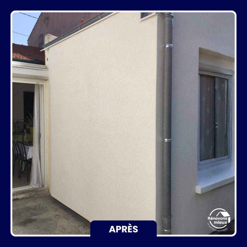 Rochefort maison rénovation ITE après