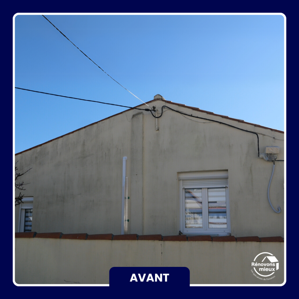 La Rochelle maison plain pied rénovation ITE avant