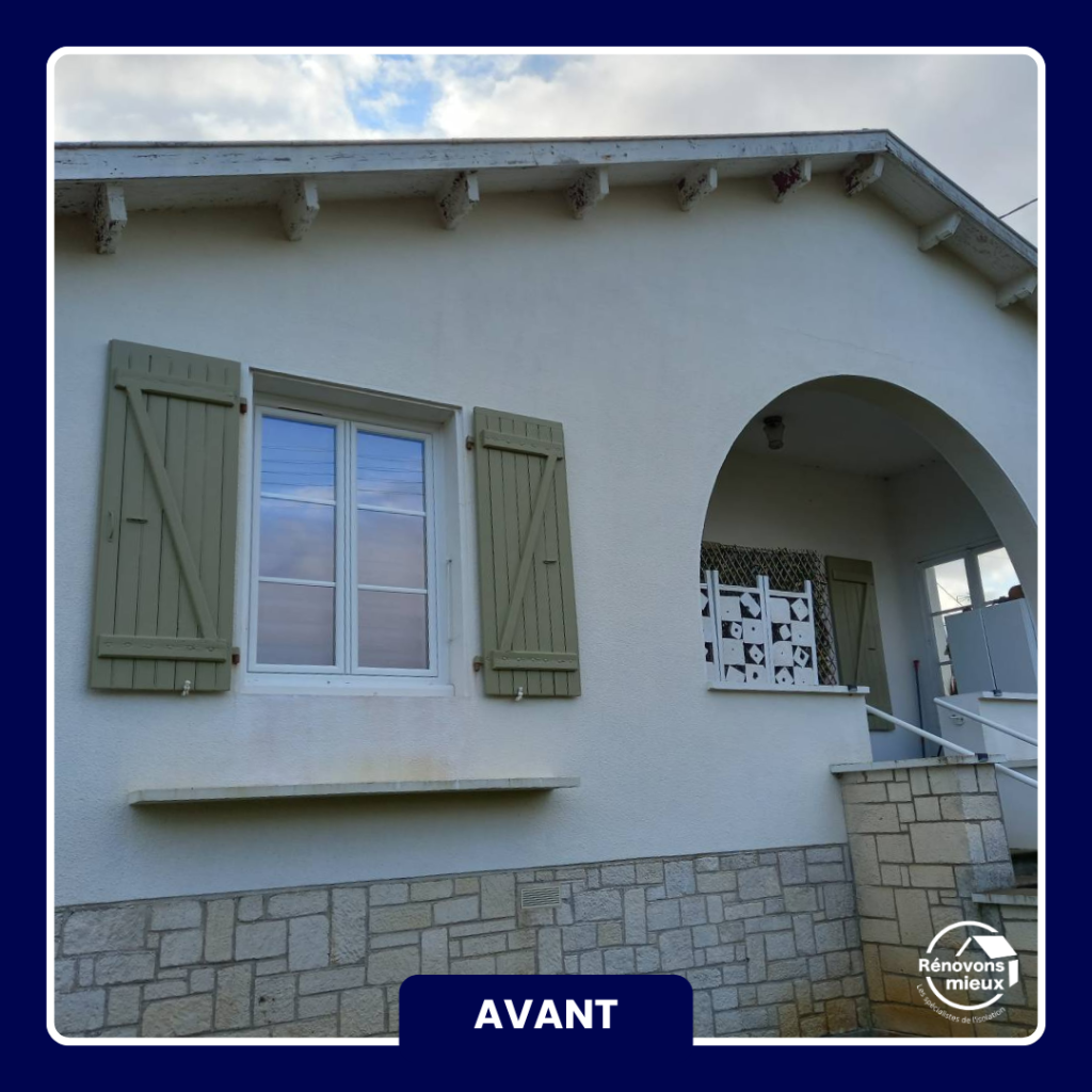 Maison Aigrefeuille d'Aunis rénovation ITE avant