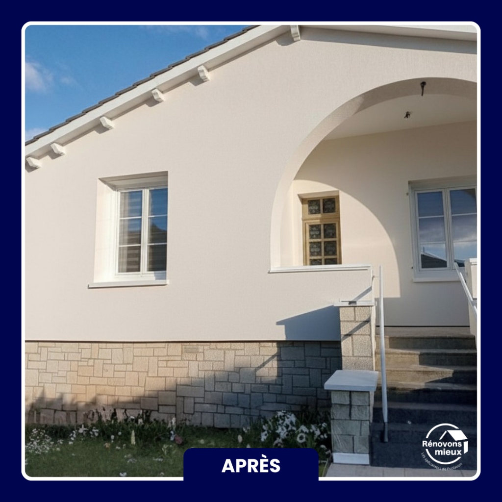 Maison Aigrefeuille d'Aunis rénovation ITE après