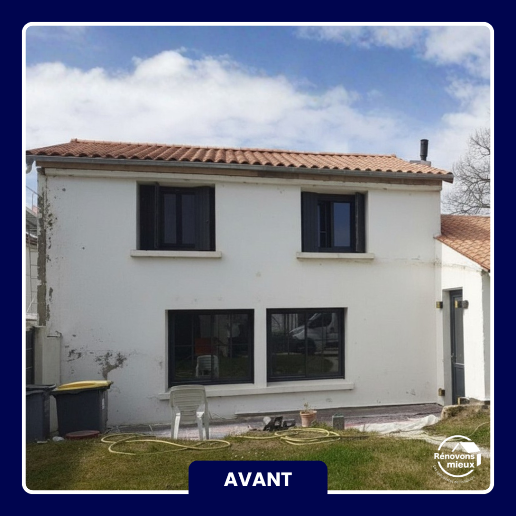 Maison Ciré d'Aunis rénovation ITE avant