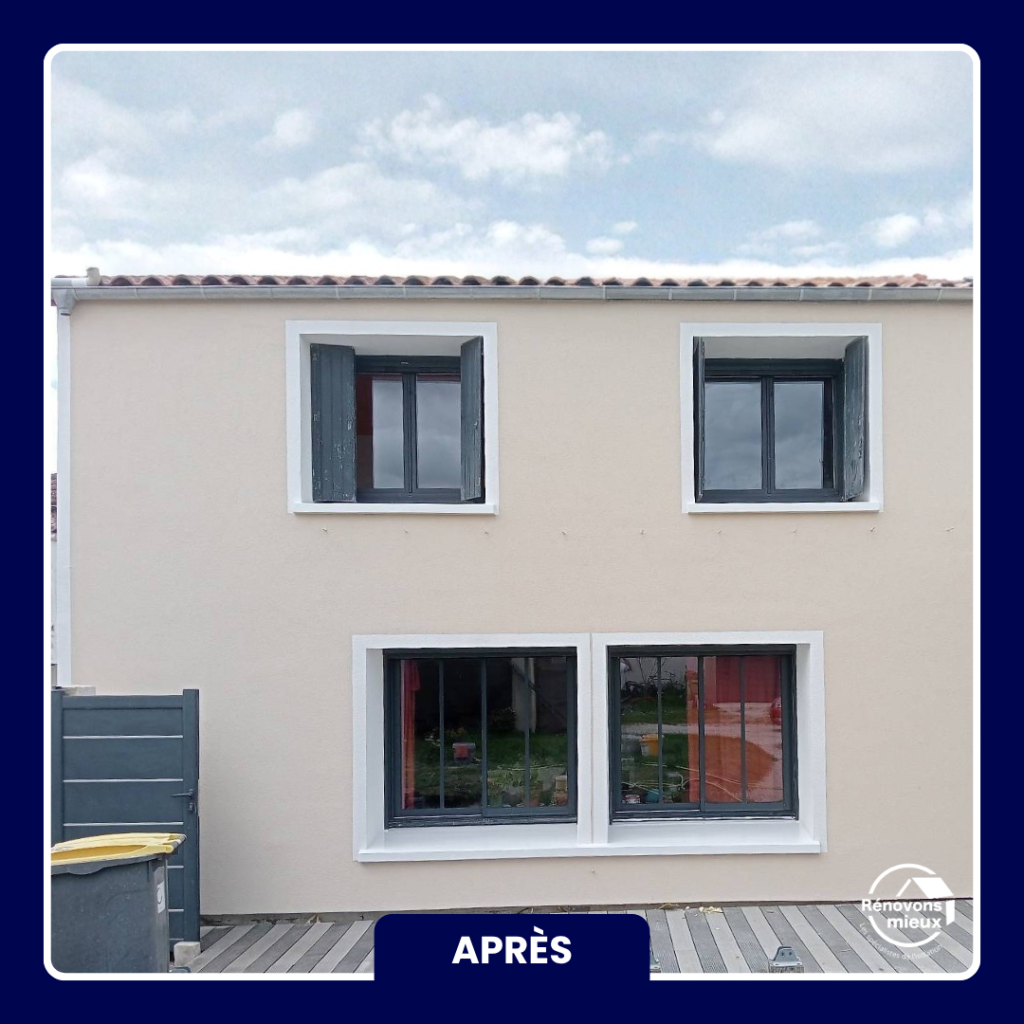 Maison Ciré d'Aunis rénovation ITE après